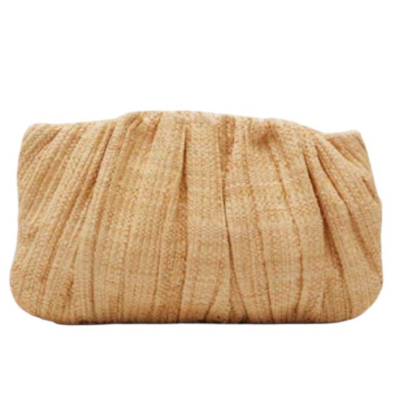NEW Loeffler Randall x Tuckernuck Britt Clutch.Natural. NWT. - Picture 2 of 6